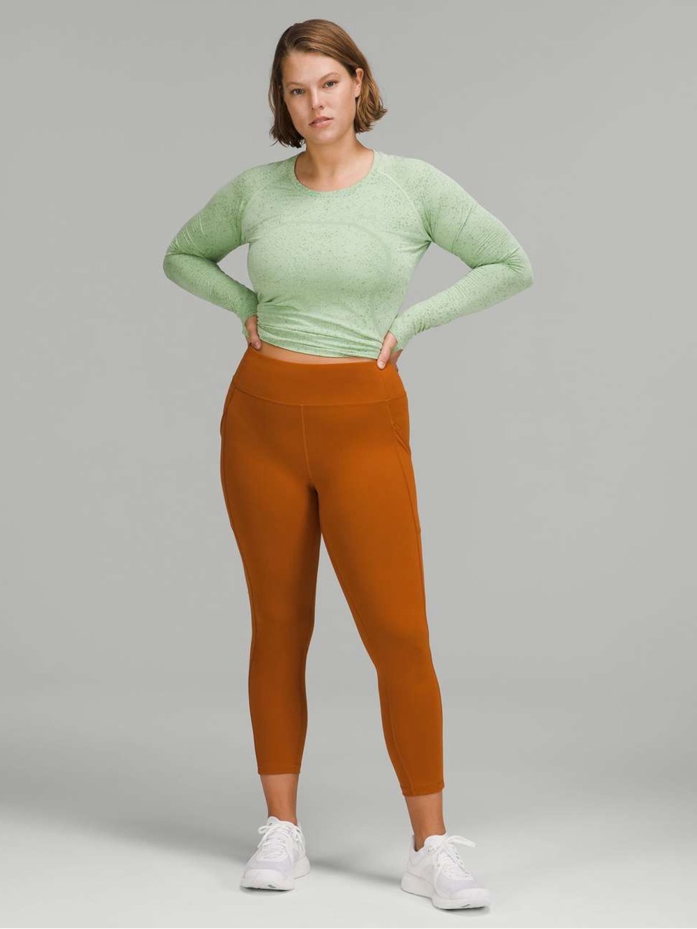 Lululemon Invigorate High-Rise Tight 25" Bottoms - Butternut Brown